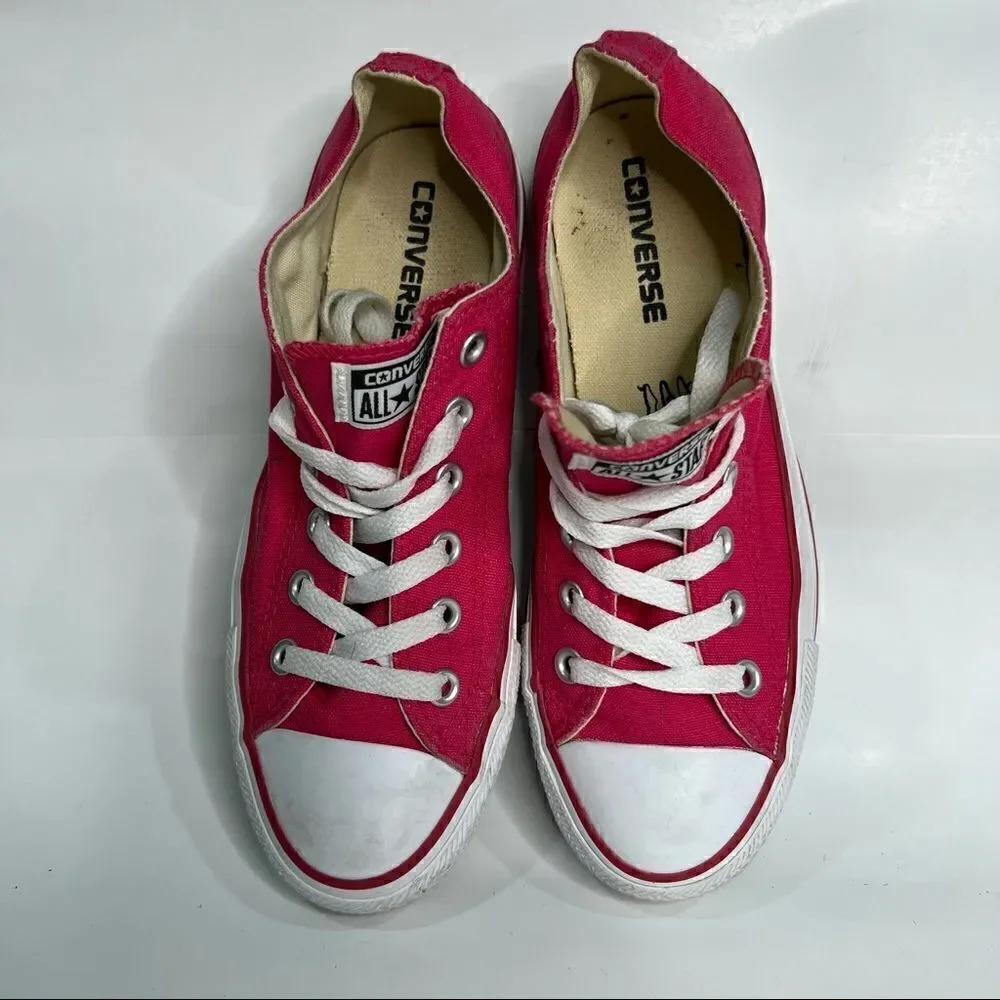 Converse All Star Pink and White Sneakers